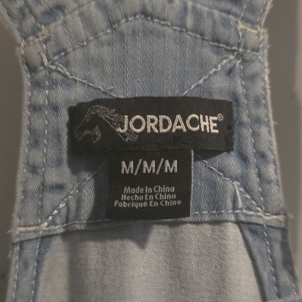 Jordache Light Blue Denim Overalls - Picture 16 of 16